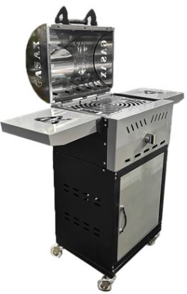 تصویر باربیکیو گازی زغالی گازاکس پلاس مدل 5040 کابینتی